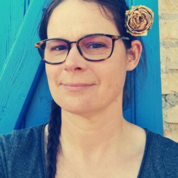 Barrette rose thé