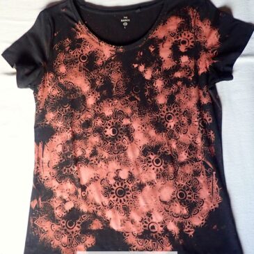 Tee-shirt Sandy : tie & dye au pochoir